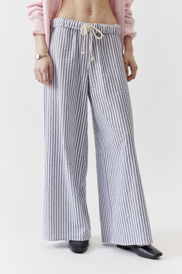 Urban Renewal Remnants Seersucker Rollover Pant #1