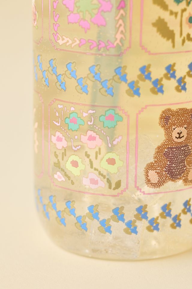 Classic Patterned To-Go Glass Tumbler #4