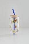 Classic Patterned To-Go Glass Tumbler
