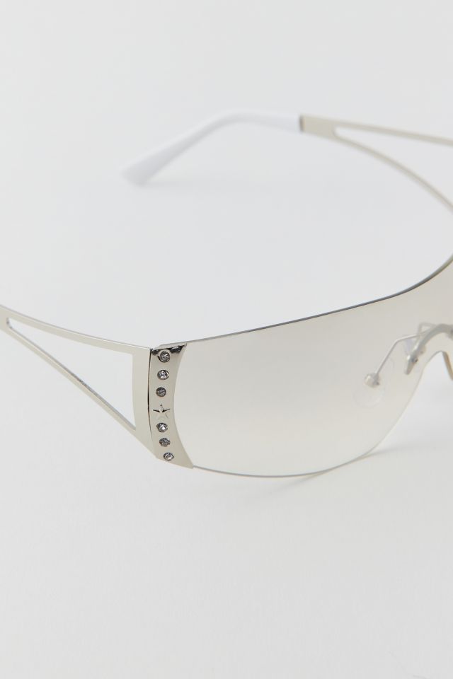 Chrissy Metal Shield Sunglasses #1