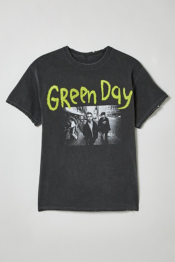 Urban Outfitters Green Day Photo Tee In Black, Men's At