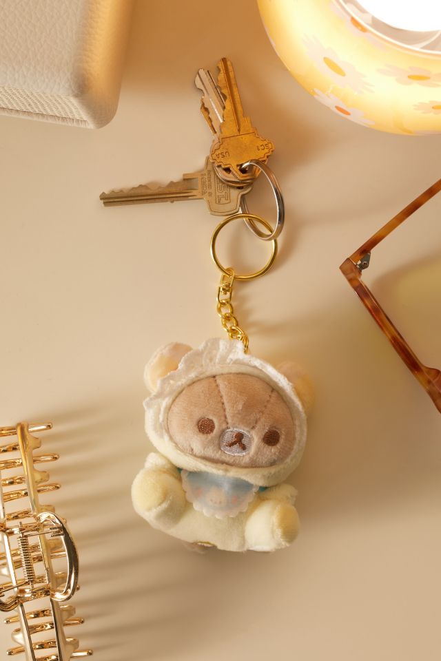 Rilakkuma Baby Bonnet Blind Box Plushie Keychain #1