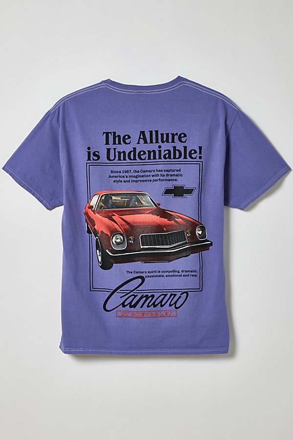 Urban Outfitters Camaro 1967 Ad Tee In Purple, Men's At