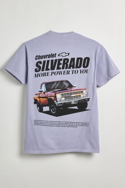 Urban Outfitters Chevy Silverado Truck Tee In Lavender, Men's At  In Blue