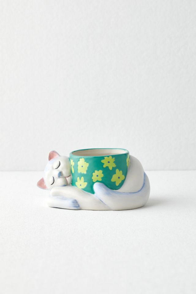 Cat Nap Planter #1