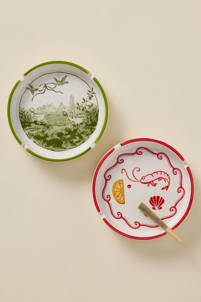 Graphic Printed Ashtray