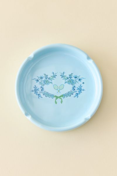 Urban Outfitters Graphic Printed Ashtray In Tennis At  In Blue