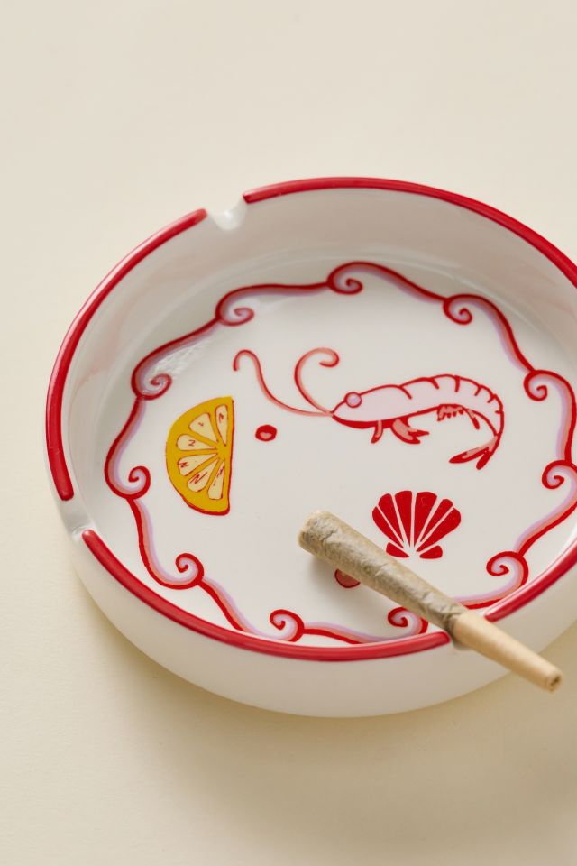 Graphic Printed Ashtray #1