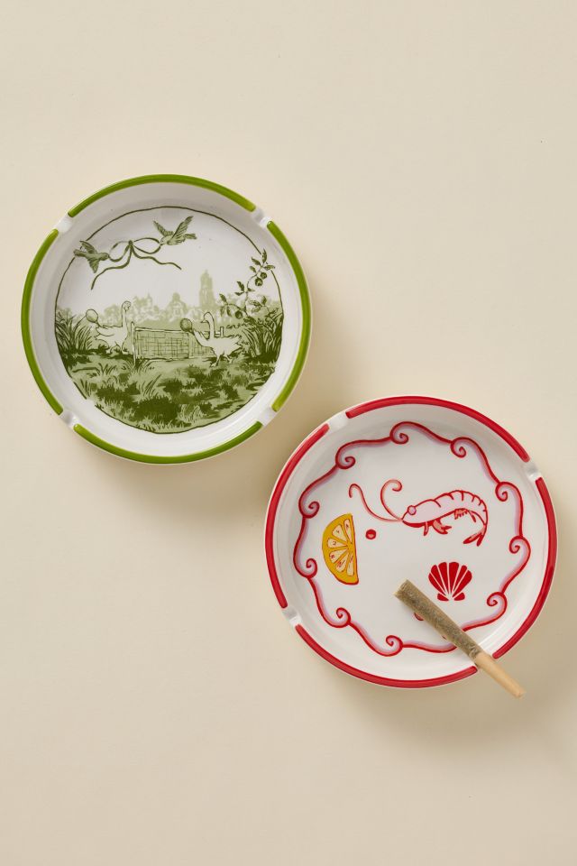 Graphic Printed Ashtray #2
