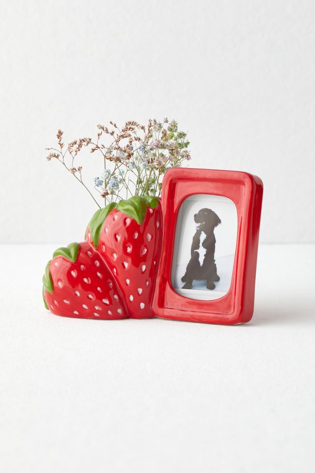 Strawberry INSTAX Picture Frame Vase | Urban Outfitters