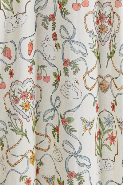 Mariya Icon Patterned Shower Curtain