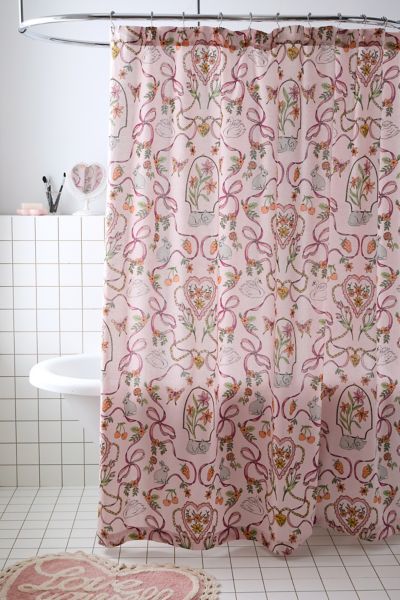 Mariya Icon Patterned Shower Curtain