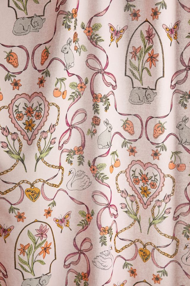 Mariya Icon Patterned Shower Curtain #1