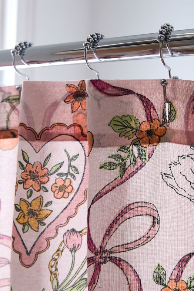 Mariya Icon Patterned Shower Curtain #2