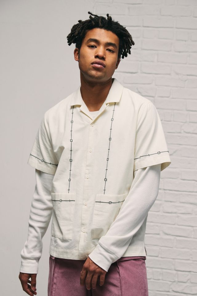 BDG Embroidered Button-Down Shirt #2
