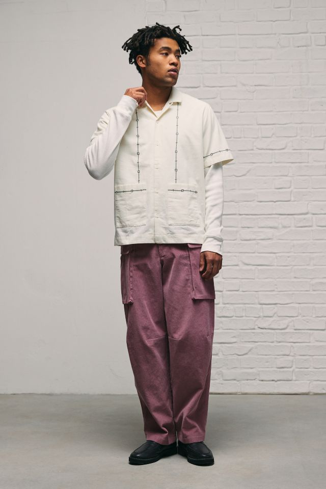 BDG Embroidered Button-Down Shirt #4