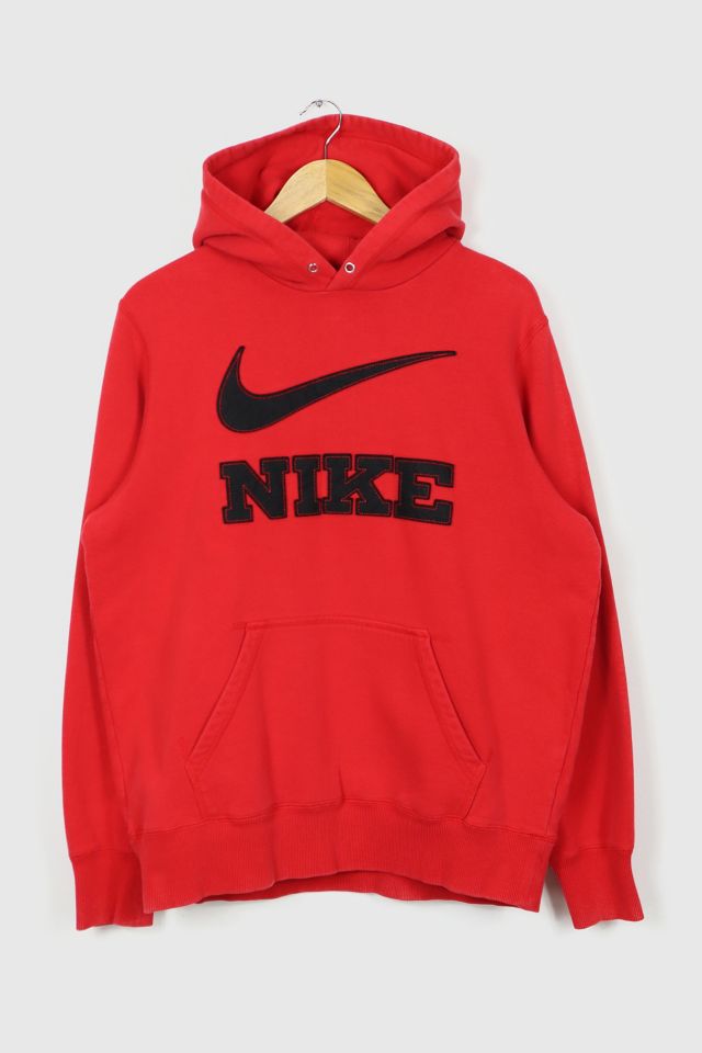 Red nike sweatshirt on sale vintage