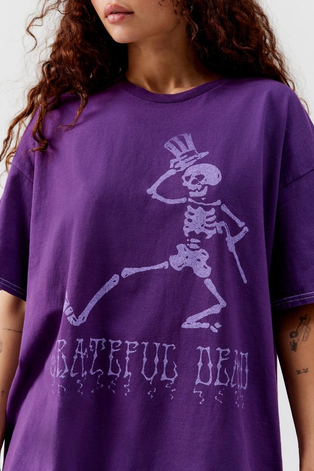 Grateful Dead Skeleton Relaxed T-Shirt Dress | Urban Outfitters Canada