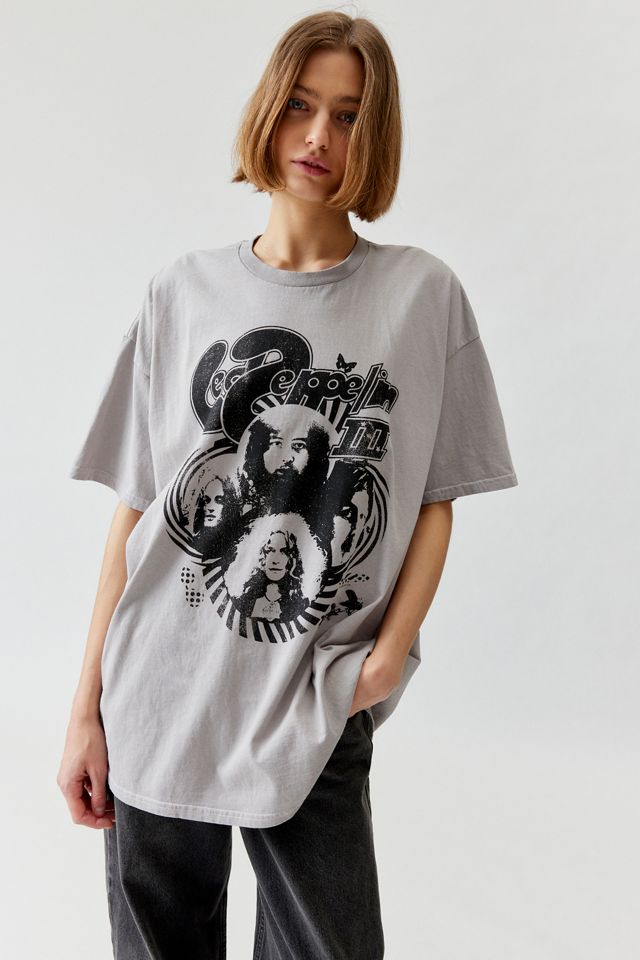 Led Zeppelin Crew Neck T-Shirt Dress | Urban Outfitters Led Zeppelin Crew Neck T-Shirt Dress | Urban Outfitters