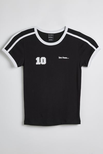 iets frans... Soccer Ringer Baby Tee