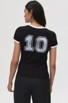 iets frans... Soccer Stripe Ringer Baby Tee