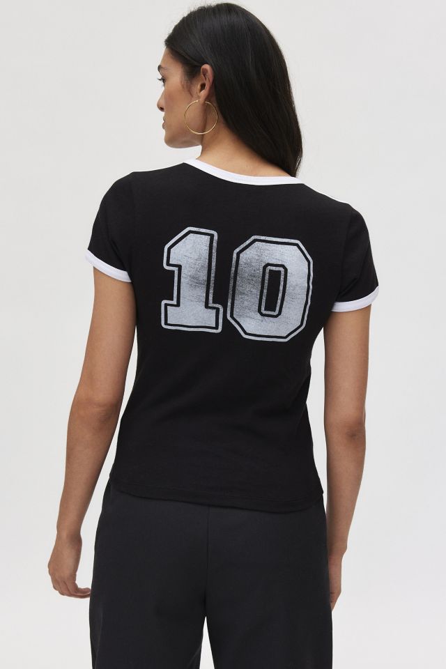 iets frans... Soccer Stripe Ringer Baby Tee #2