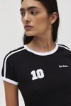 iets frans... Soccer Stripe Ringer Baby Tee