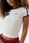 iets frans... Soccer Stripe Ringer Baby Tee
