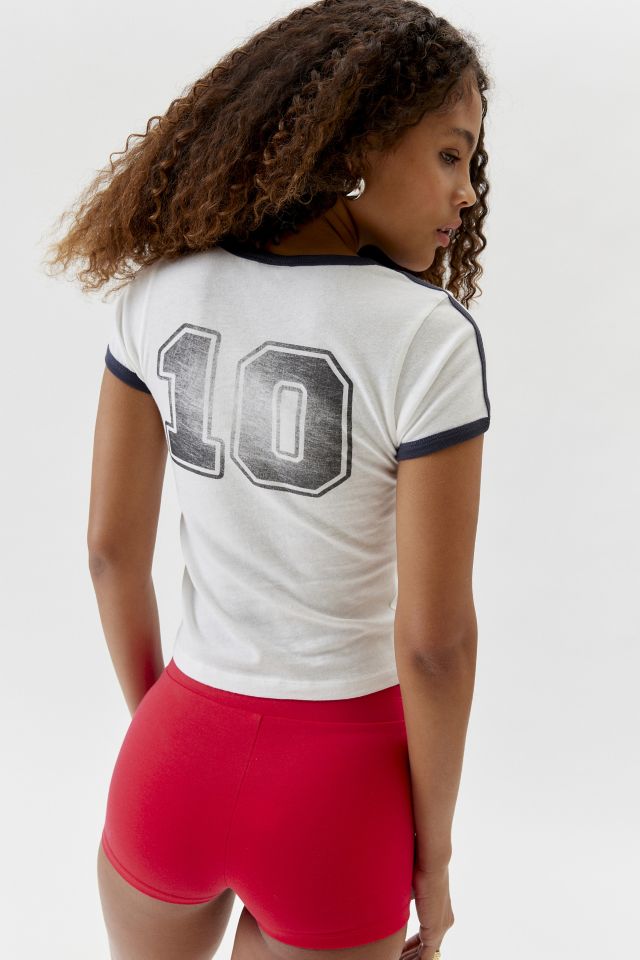 iets frans... Soccer Stripe Ringer Baby Tee #4