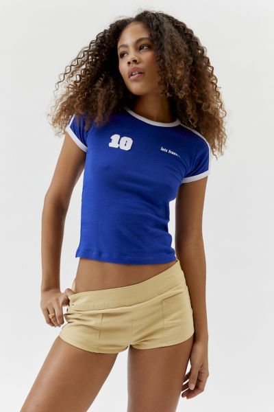 iets frans... Soccer Stripe Ringer Baby Tee