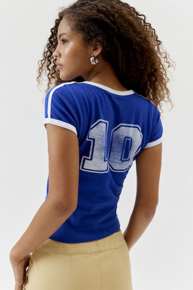 VERDY RINGER BABY T 80サイズ iets frans Soccer Stripe Ringer Baby Tee | Urban Outfitters