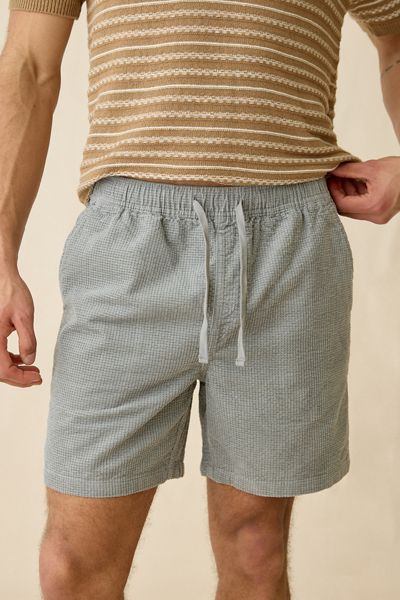 Short en velours côtelé gaufré Ward Katin