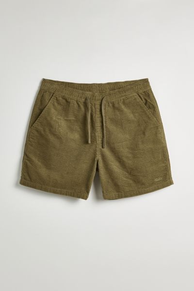 Katin Ward Waffle Cord Short In Khaki, Men's At Urban Outfitters