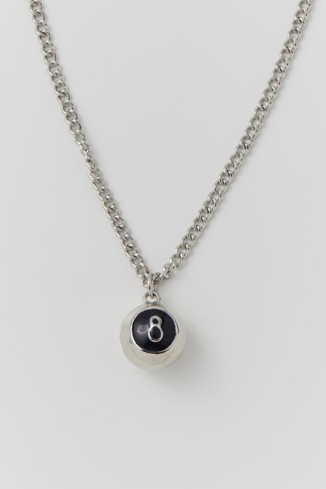 8-Ball Stainless Necklace Steel Outfitters Pendant Urban 