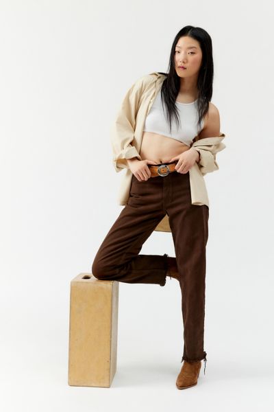 Shop Urban Renewal Vintage Made In The Usa Levi's 550 Jean In Brown At Urban Outfitters