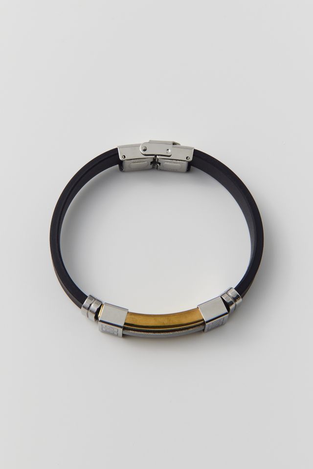 Leo Leather & Metal Bracelet #1