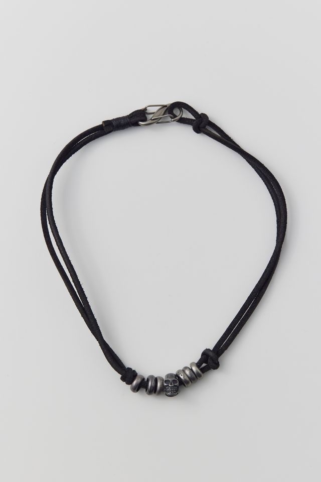 Skull Cord Necklace | Urban Outfitters