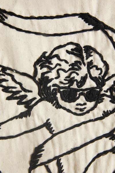 Cherub Embroidered Tapestry