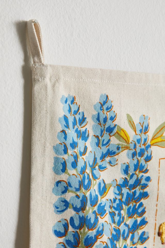 Embroidered Map Tapestry #3
