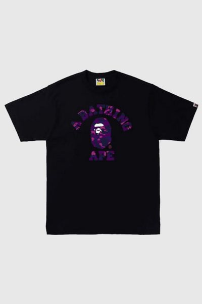 BAPE Colors College Tee (SS22) Black