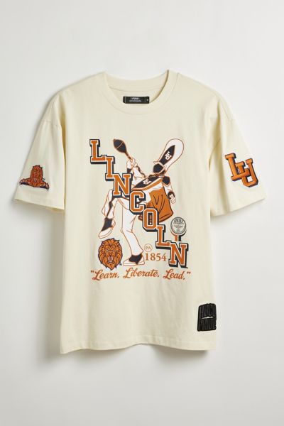 Shop Urban Outfitters Lincoln University Uo Exclusive Drum Major Tee In Cream At