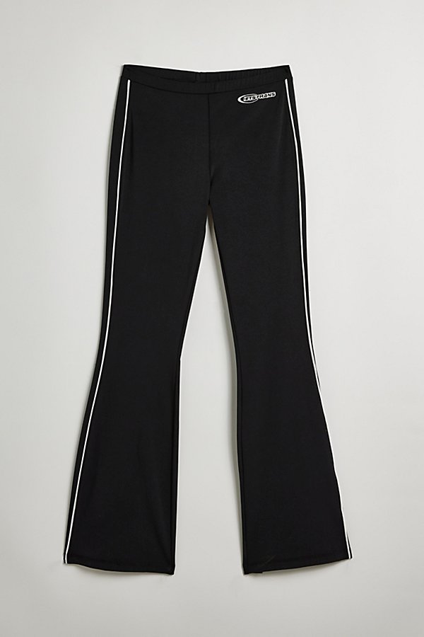 Shop Iets Frans . … Piped Jersey Flare Pant In Black At Urban Outfitters