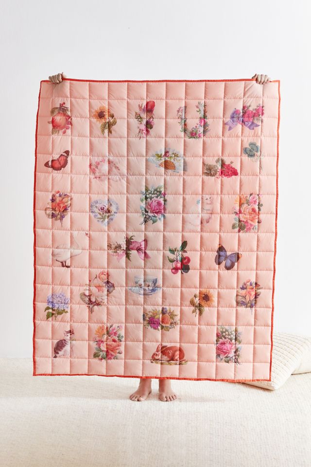 Vicki Collage Nylon Throw Blanket #2