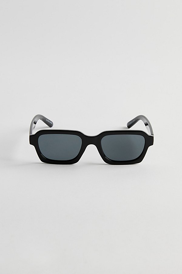 Urban Outfitters Pascal Plastic Rectangle Sunglasses In Black, Men's At