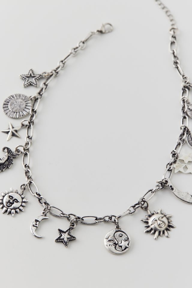 Sun And Moon Charm Necklace #1