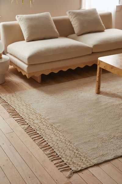 Jenner Woven Shaggy Rug