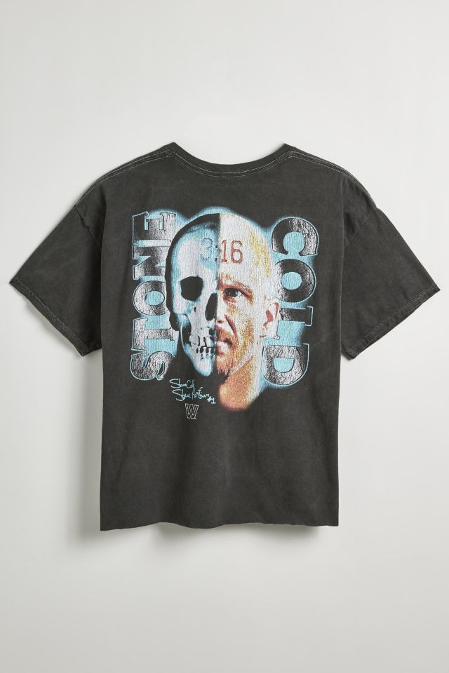 WWE UO Exclusive Stone Cold Steve Austin Cropped Tee