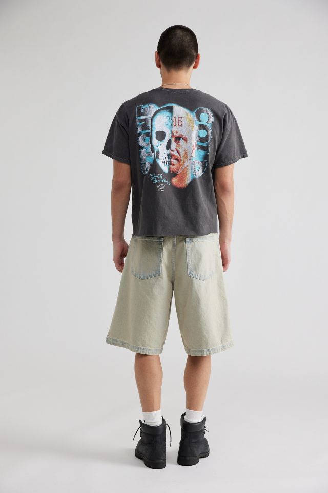 WWE UO Exclusive Stone Cold Steve Austin Cropped Graphic Tee #3