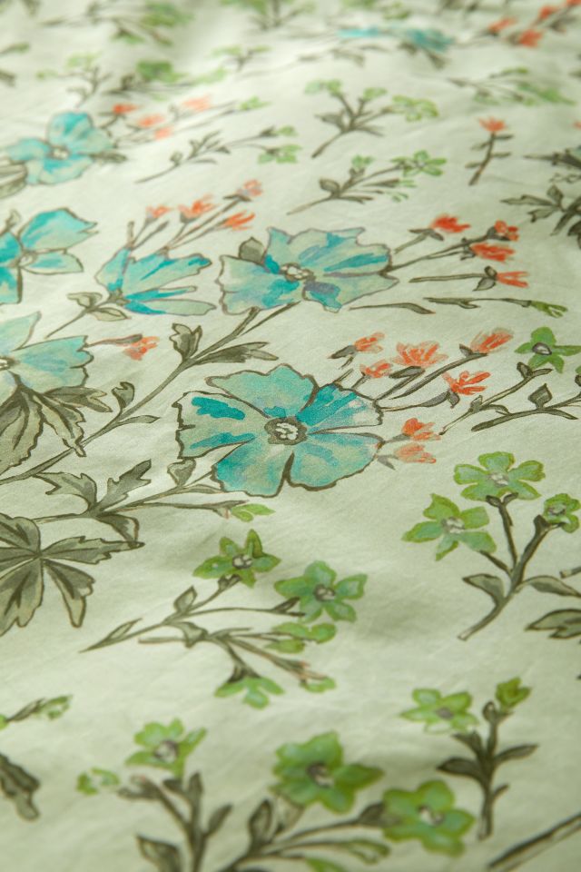 Bliss Floral Ruffle Duvet Cover #4