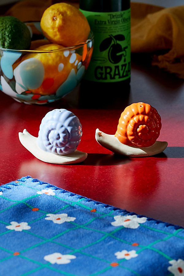 Shop Doiy Snail Salt & Pepper Shaker Set In Assorted At Urban Outfitters